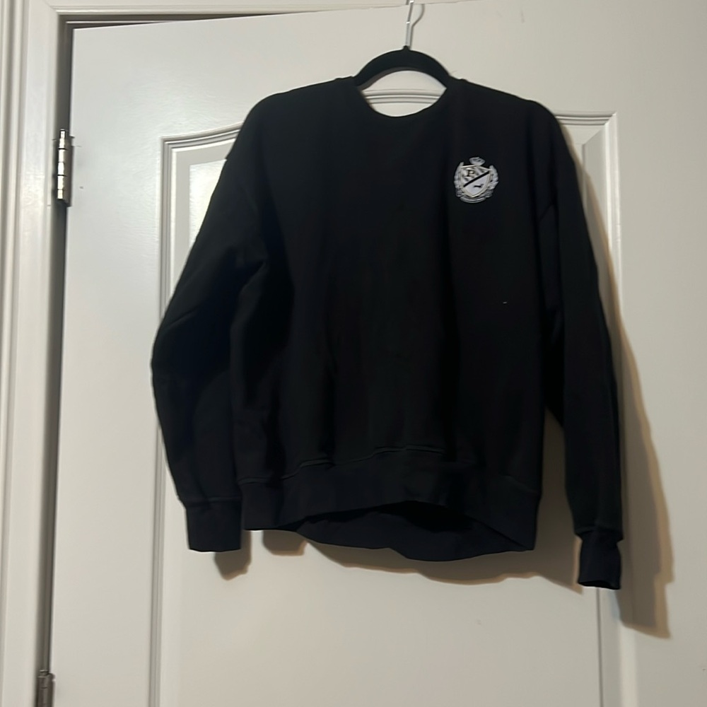 PINK sweatshirt size large black